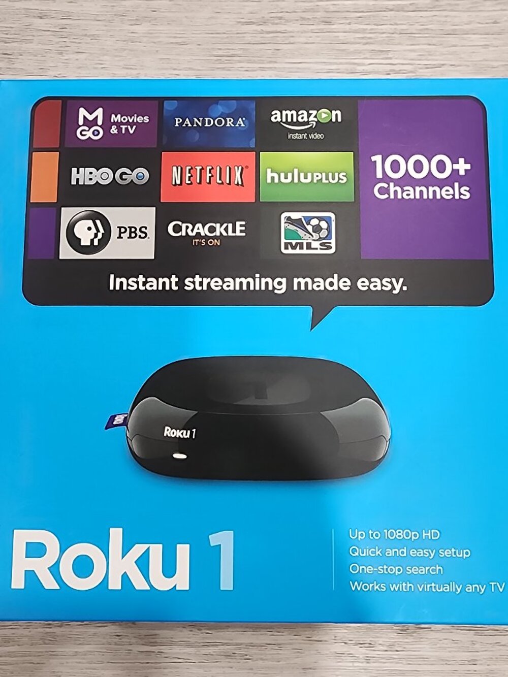 Roku 1 Streaming Media Player Model 2710R HDMI & RCA New In Box
